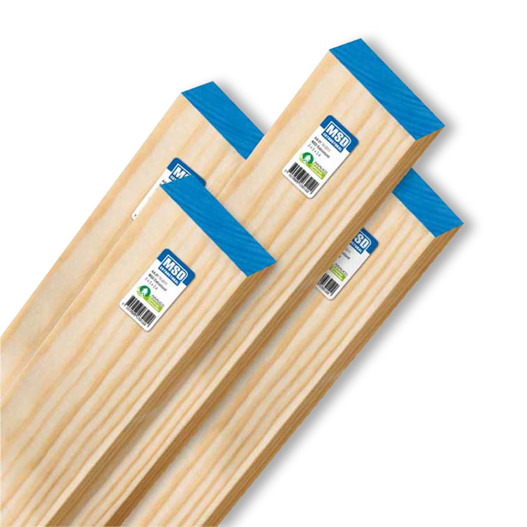 PINO CHILENO 1 1/2" X 8" X 16' ARAUCO