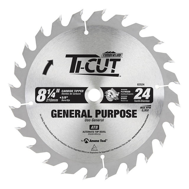 DISCO USO GRAL 24 DTS CORTE FINO 8 1/4" 82524 TIMBERLINE