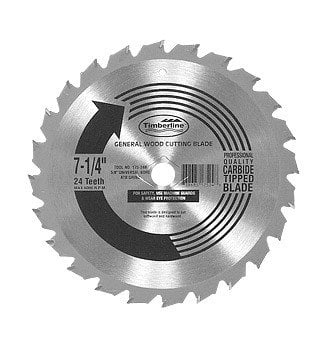 DISCO USO GRAL 24 DTS CORTE FINO 7 1/4" 72524 TIMBERLINE