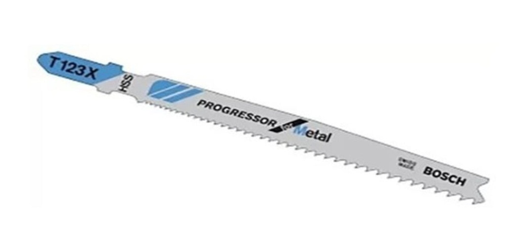 SIERRA CALADORA (C0RTE RECTO - METAL) T123 XF BOSCH