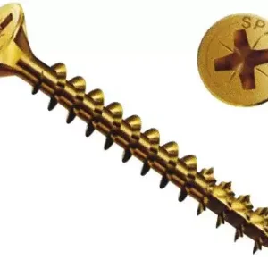 TORNILLO SPAX-S 6 X 100 DORADO