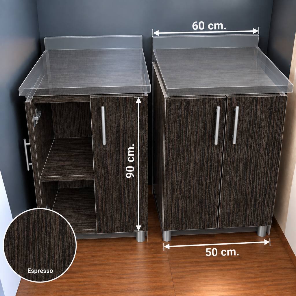 DIY CAJON GABINETE BASE MOBA P 50 ESPRESSO