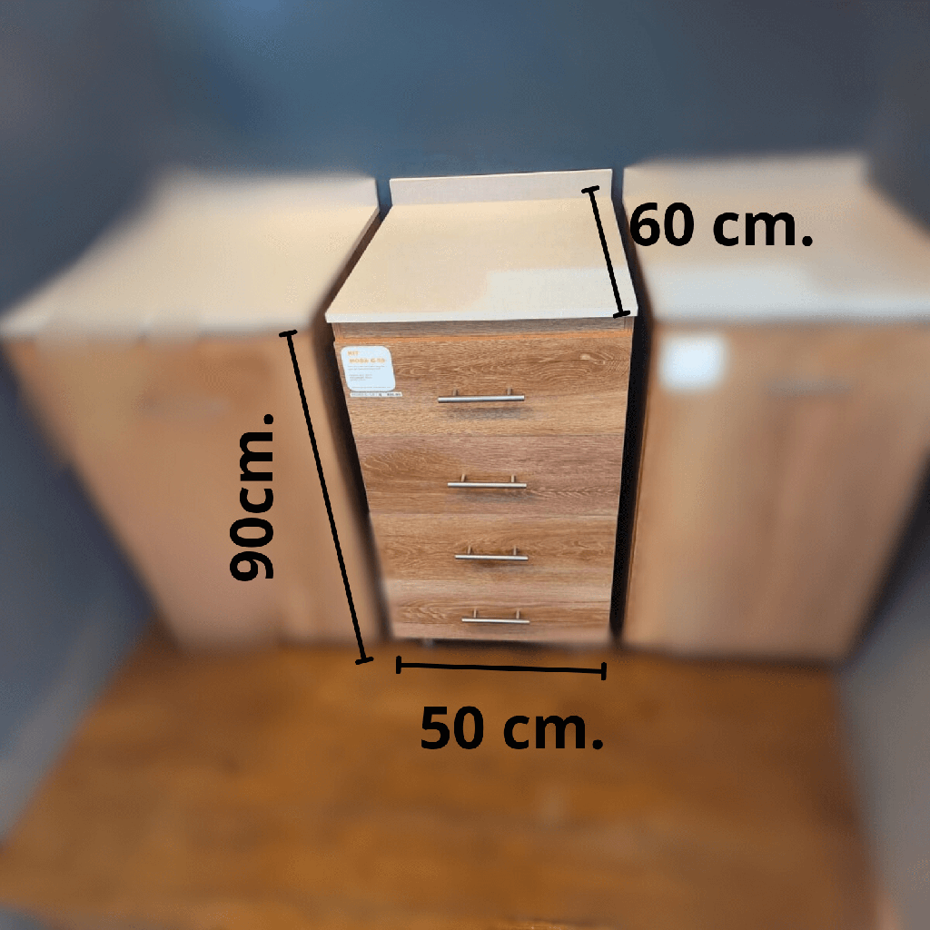 DIY CAJON GABINETE BASE MOBA G 50 LEGNO
