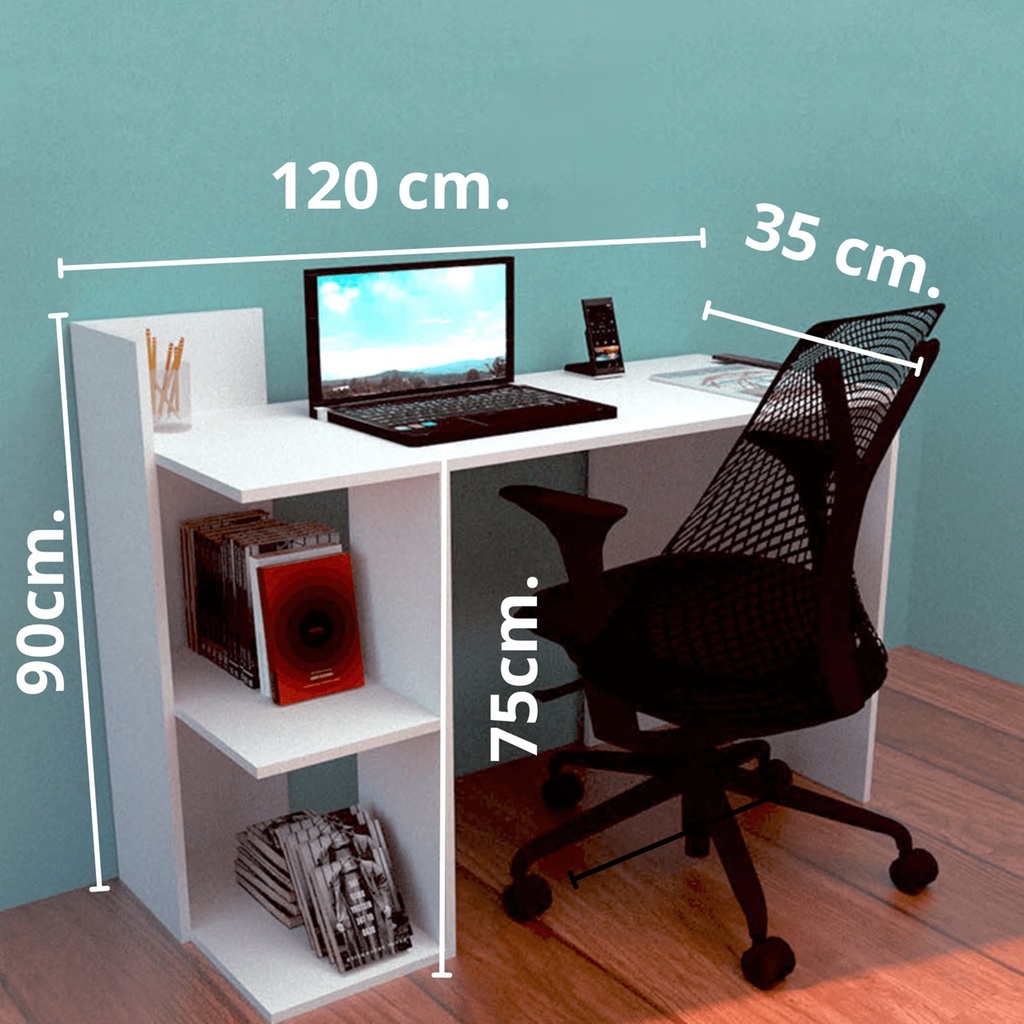 DIY ESCRITORO ESTUDIANTIL CONCRETO DECOR