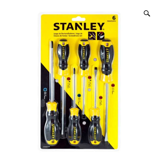 DESARMADOR 6 PIEZAS 60-0605 STANLEY