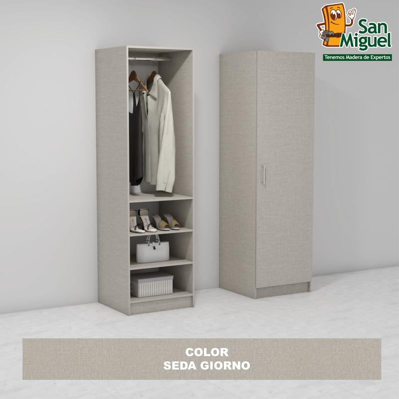 DIY CLOSET 1 COLGADOR 3 ENTREPAÑOS ANCHO 60  SEDA GIORNO