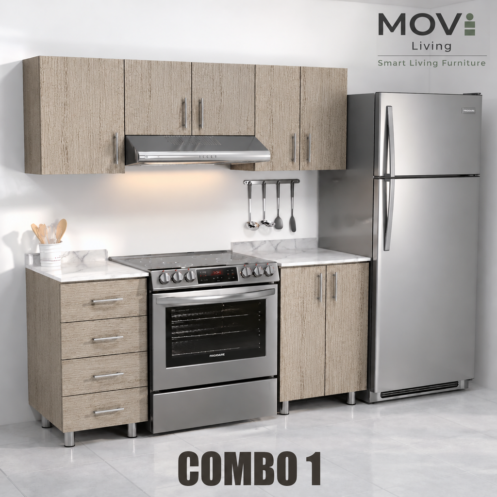 COMBO COCINA 1 5PZS TOSCANA + TOP MARMARA
