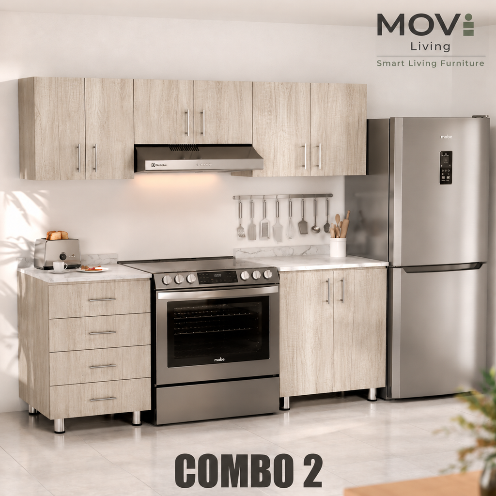 COMBO COCINA 2 5PZS TOSCANA + TOP MARMARA