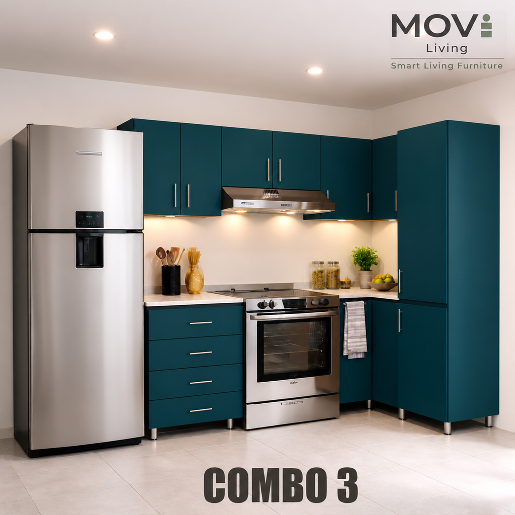 COMBO COCINA 3 8PZS TUAREG + TOP MARMARA