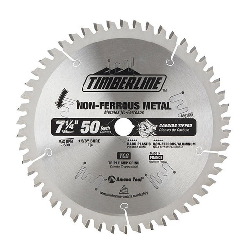 [F11-400616] DISCO ALUM, MELAM, MDF, PLAST 50 DTS 7 1/4" 185-505 TIMBERLINE