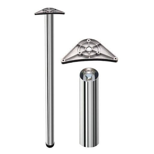 [F12-250304] PATA MESA CROMO MATE DIMACSA