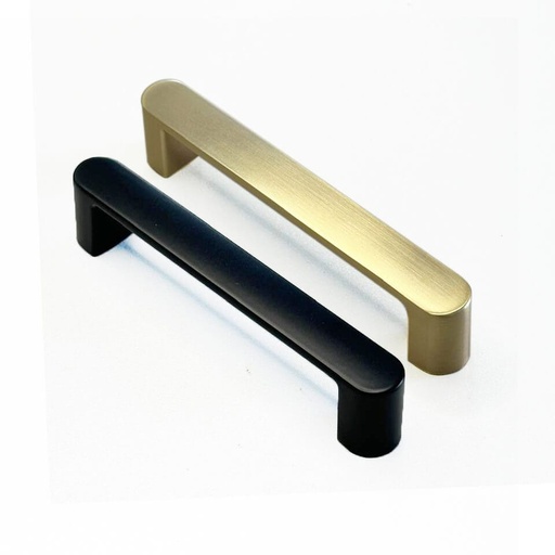 [F5-150060] HALADOR METÁLICO PALETA 115 MM SATIN GOLD SM