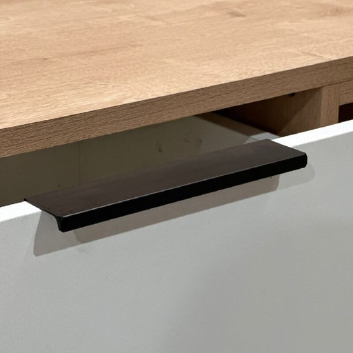 [F5-150073] HALADOR METÁLICO DE SOBREPONER (ST-8329) 150 MM MATT BLACK SM