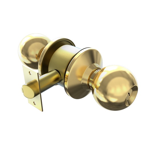 [F7-060507] CHAPA BOLA DORMITORIO DORADO BRILLO TRITON