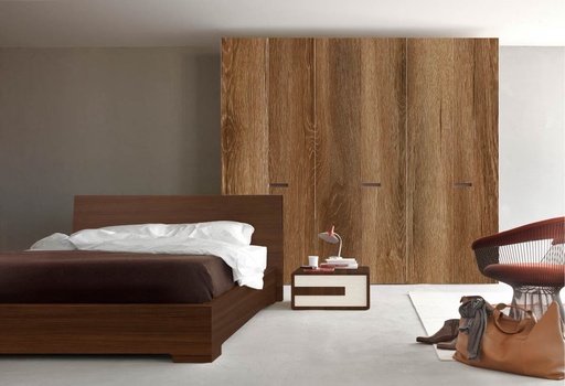 [T6-0309] MELAMINA COIGUE CHOCOLATE 5/8" 6'X8' VESTO