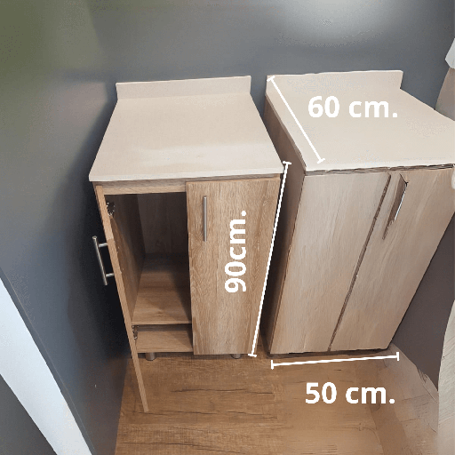 [CC-2006701] DIY CAJON GABINETE BASE MOBA P 50 PERAL