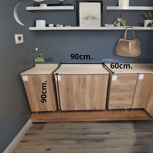 [CC-2006932] DIY TOP GABINETE BASE MOBA 100 OKUZAI