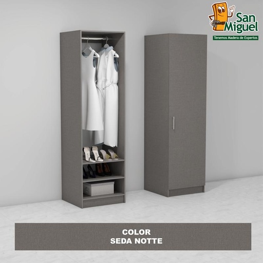 [CCCL-0209] DIY CLOSET 1 COLGADOR 2 ENTREPAÑOS ANCHO 60 SEDA NOTTE