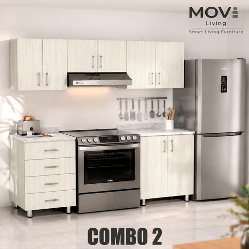 [CC-C20002] COMBO COCINA 2 5PZS TEKA ÁRTICO + TOP MARMARA